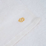 MicroCotton Lea Blanc Hand Towel Pack of 8 - Organic Cotton Hand Towels Set for Resellers