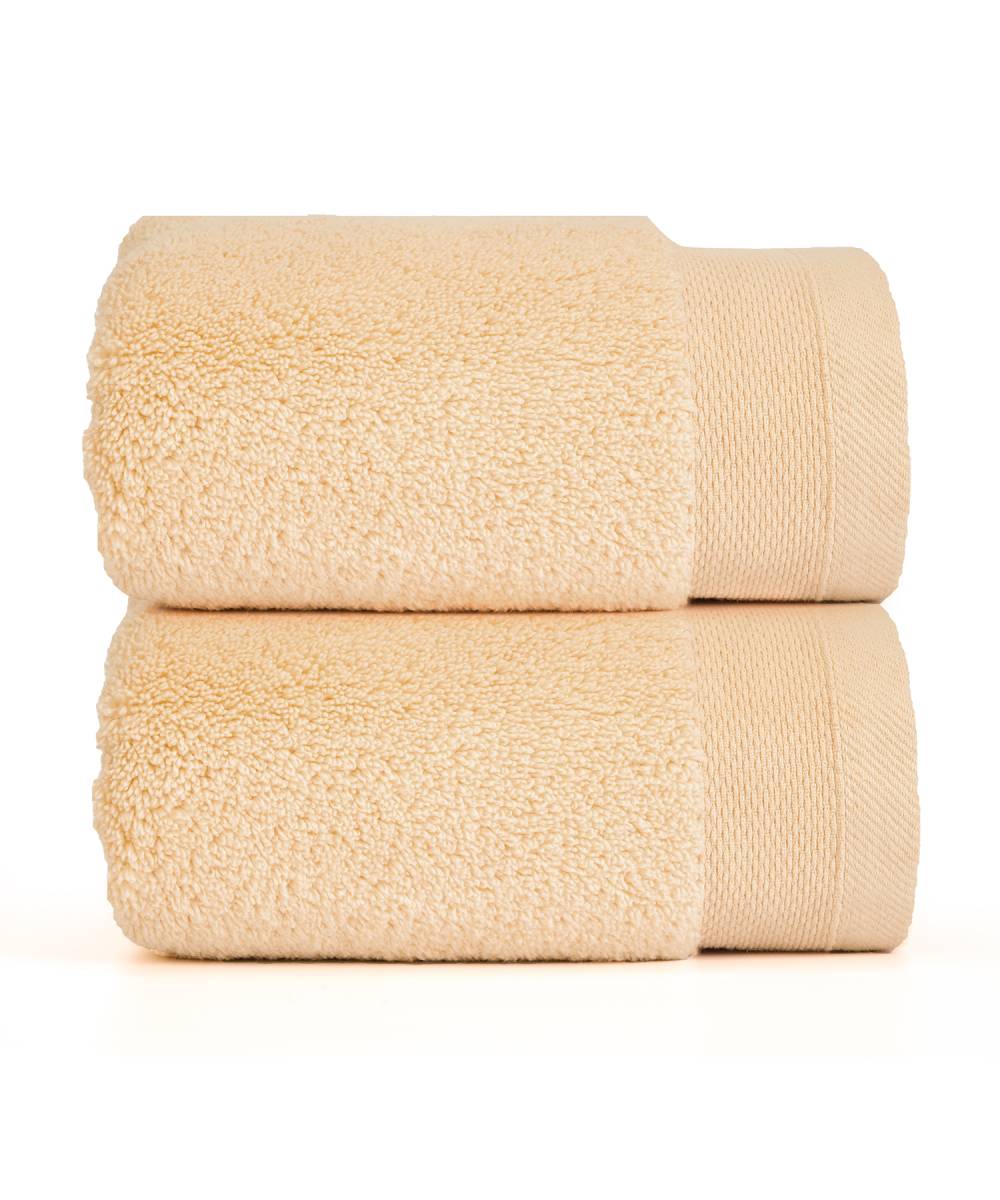 MicroCotton Lea Blanc Hand Towel Pack of 8 - Soft Cotton Hand Towels for Home
