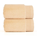 MicroCotton Lea Blanc Hand Towel Pack of 8 - Soft Cotton Hand Towels for Home