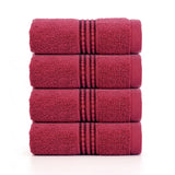 MICRO COTTON FERY BERN FACE TOWELS PACK OF 4