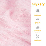 "Fluffy and comfortable baby bath towel for a luxurious bath experience."