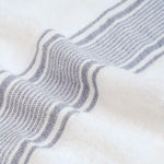 High-quality bath towel in white