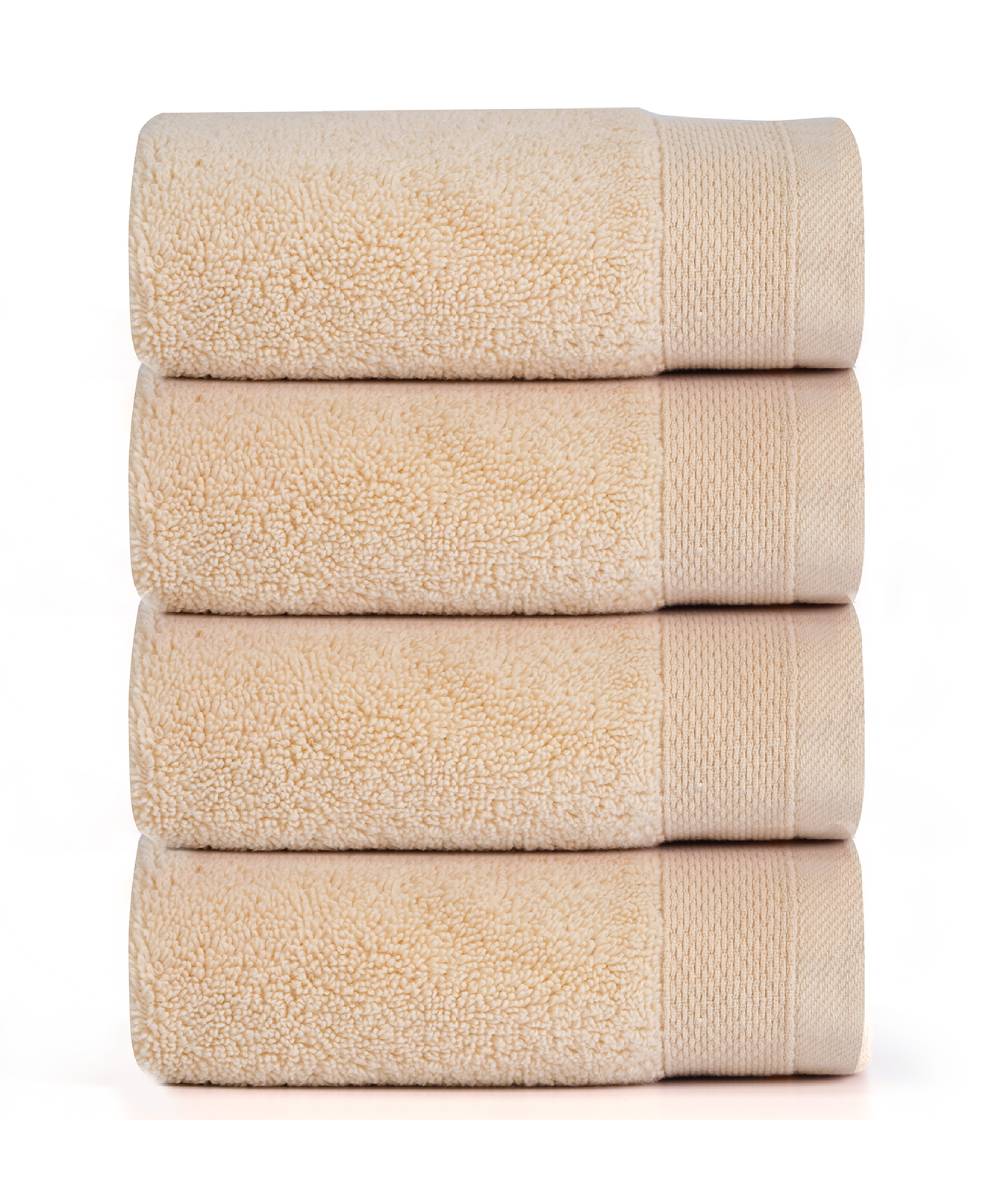 "Luxury white hand towel from the Oliver Hyde Blanc collection – soft and stylish."
