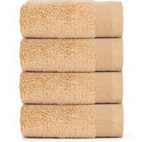 "Soft luxury hand towel for bathroom use, crafted with premium materials."