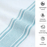 Thick white cotton bath towel