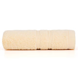 "White cotton face towel for resellers, crafted from high-quality micro cotton."