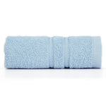 "White luxury face towel crafted with soft and durable micro cotton."